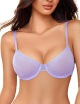 Savannah Mesh Demi-Cup Bra