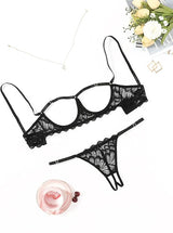 Scarlet Allure Lace Lingerie Set