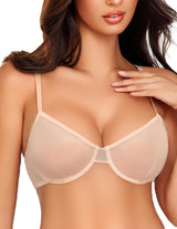 Savannah Mesh Demi-Cup Bra
