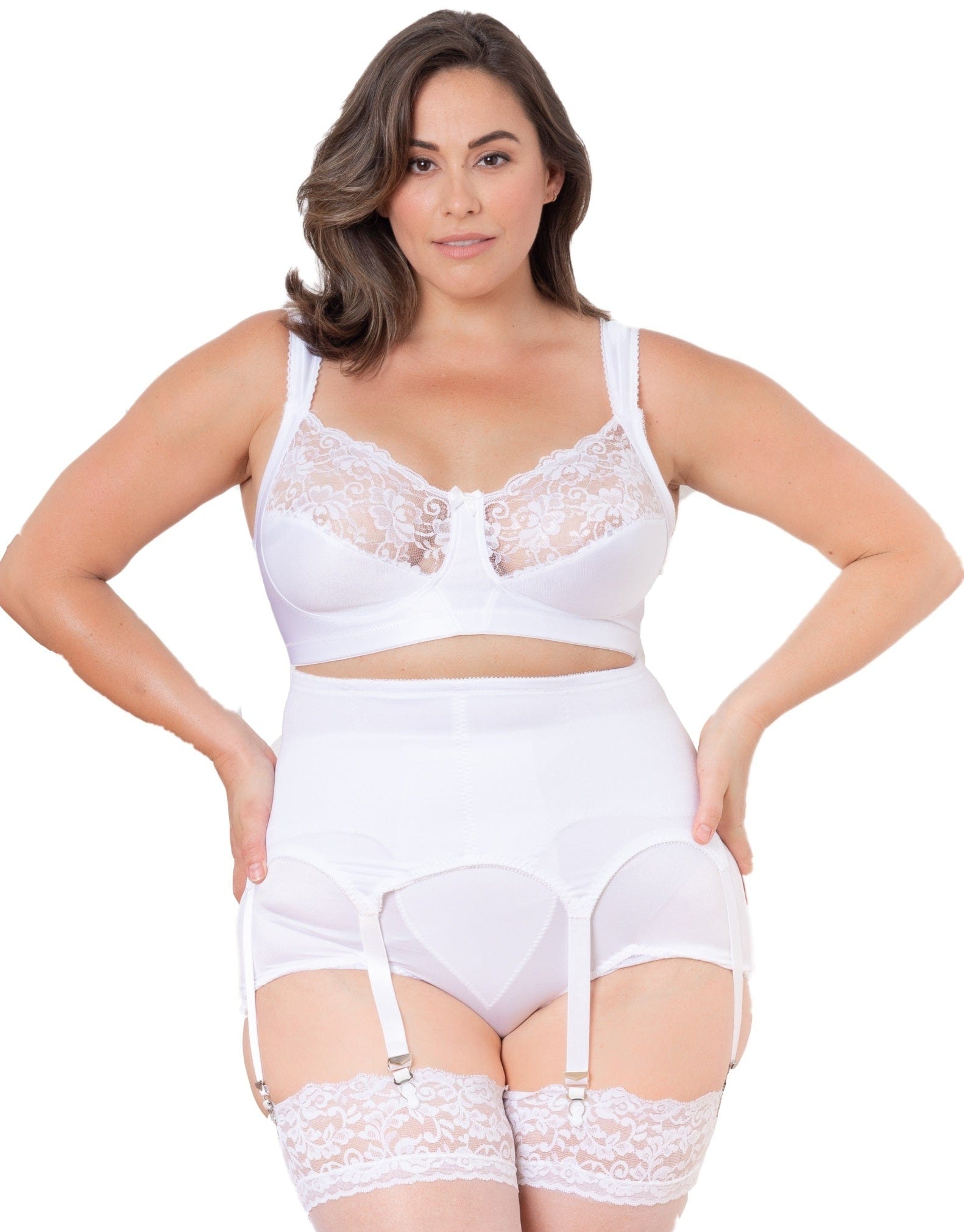 Style 72522 | Garter Belt | Six Metal Garters | Moderate Shaping & Tummy Control