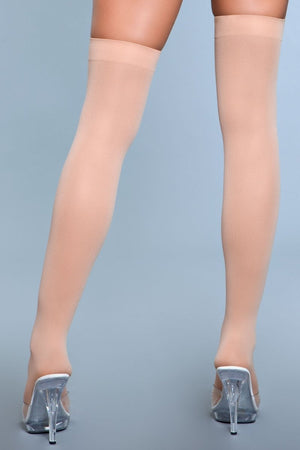Romina Solid Band Thigh Highs