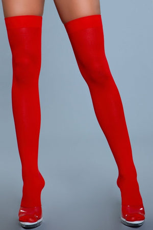 Romina Solid Band Thigh Highs