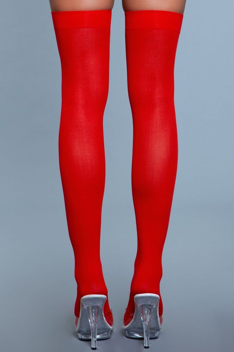 Romina Solid Band Thigh Highs