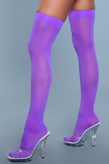 Romina Solid Band Thigh Highs