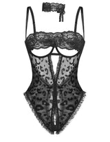 Shadow Fit Crotchless Bodysuit