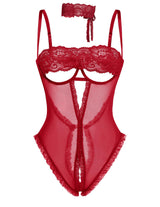 Shadow Fit Crotchless Bodysuit