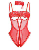 Shadow Fit Crotchless Bodysuit