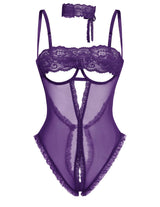 Shadow Fit Crotchless Bodysuit