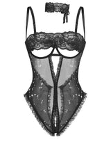 Shadow Fit Crotchless Bodysuit
