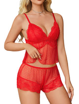 Lilou Lace Cami Pajama Set