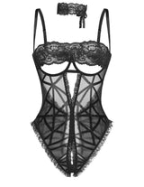 Shadow Fit Crotchless Bodysuit