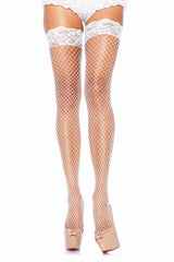 Stay Up Fishnet Thigh Highs