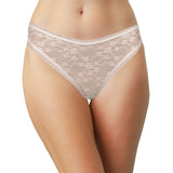 High Leg Daisy Lace Cheeky with Picot Trim