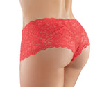 Candy Apple Crotchless Short Panty