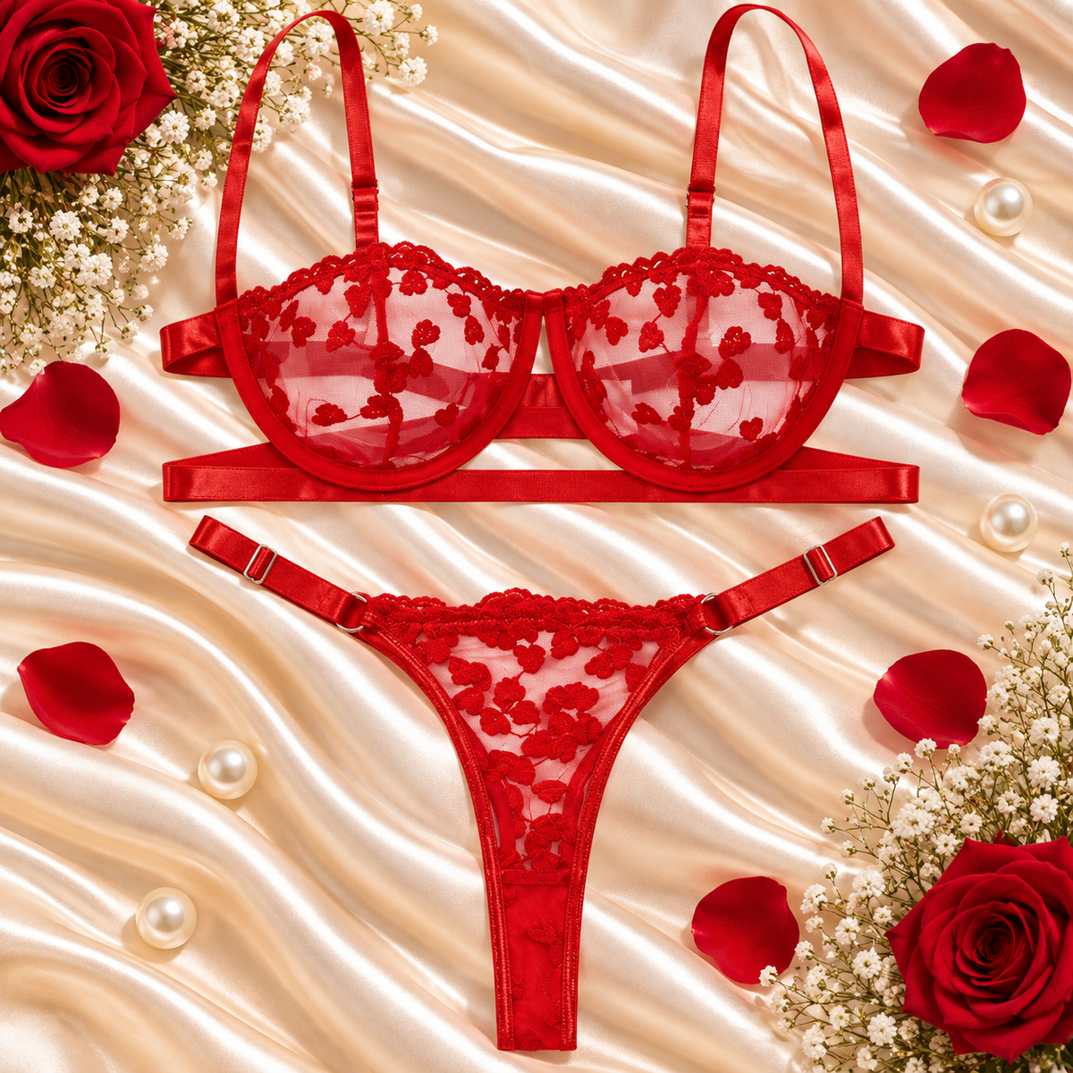 Anaïs Lace Bra & Thong Lingerie Set