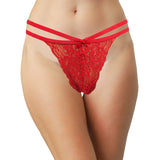 Lace Cheeky with Elastic Straps, XS-2X