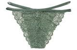 Lace Cheeky with Elastic Straps, XS-2X