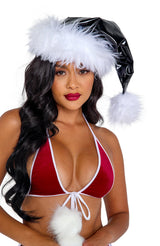 vinyl-faux-fur-santa-hat