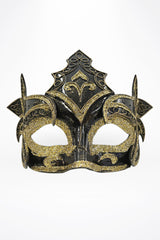 Deluxe Metallic Mardi Gras Mask