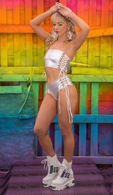 electroglam-metallic-lace-up-shorts