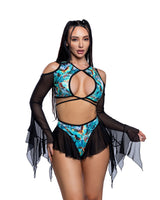 Butterfly Flow Top Bell Sleeve