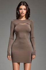 Second Skin Keyhole Dress