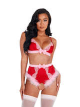 2pc-lace-satin-marabou-bra-set
