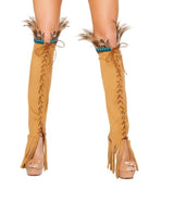 pair-of-lace-up-suede-leg-warmer