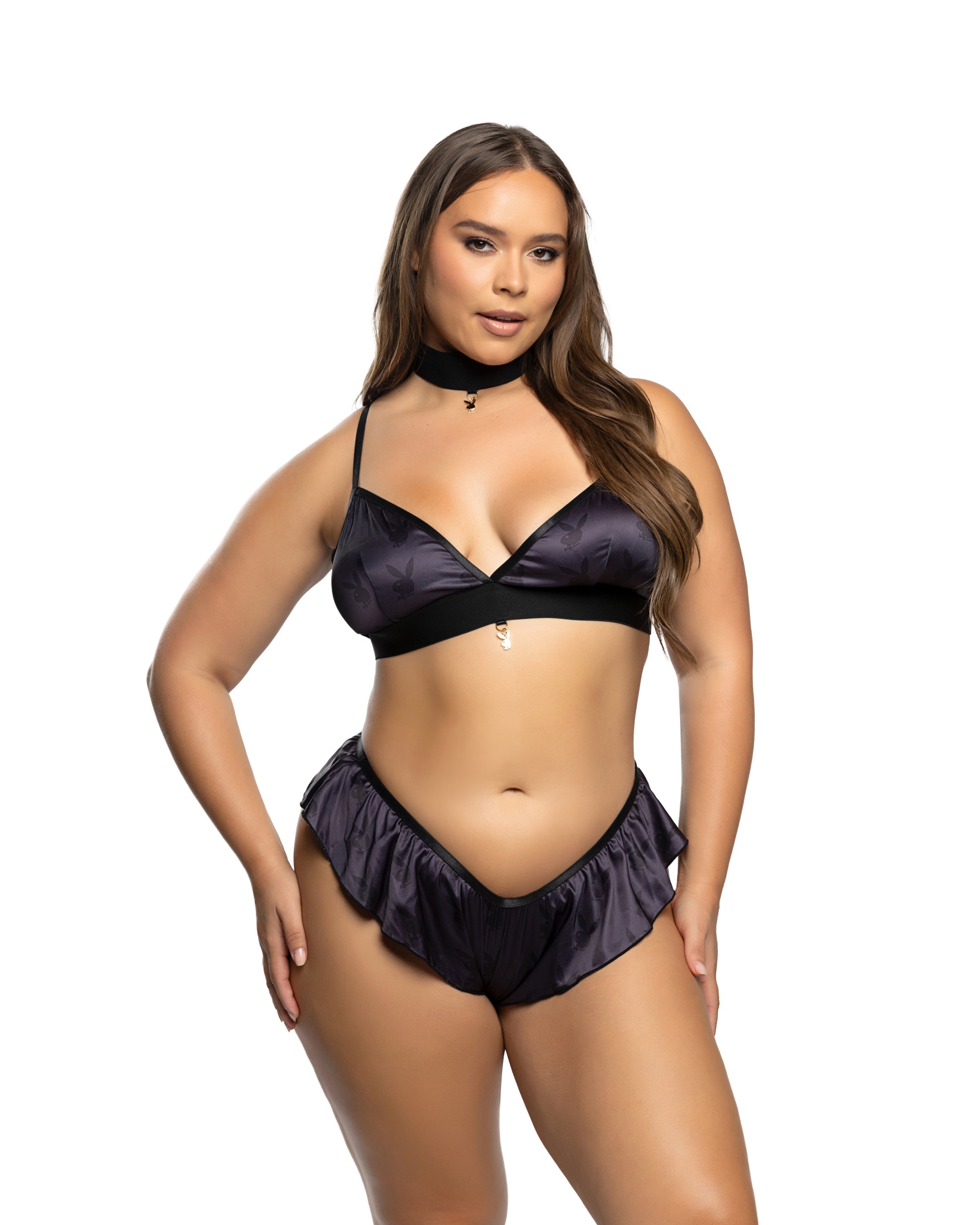 playboy-blackout-bunny-2pc-lounge-set