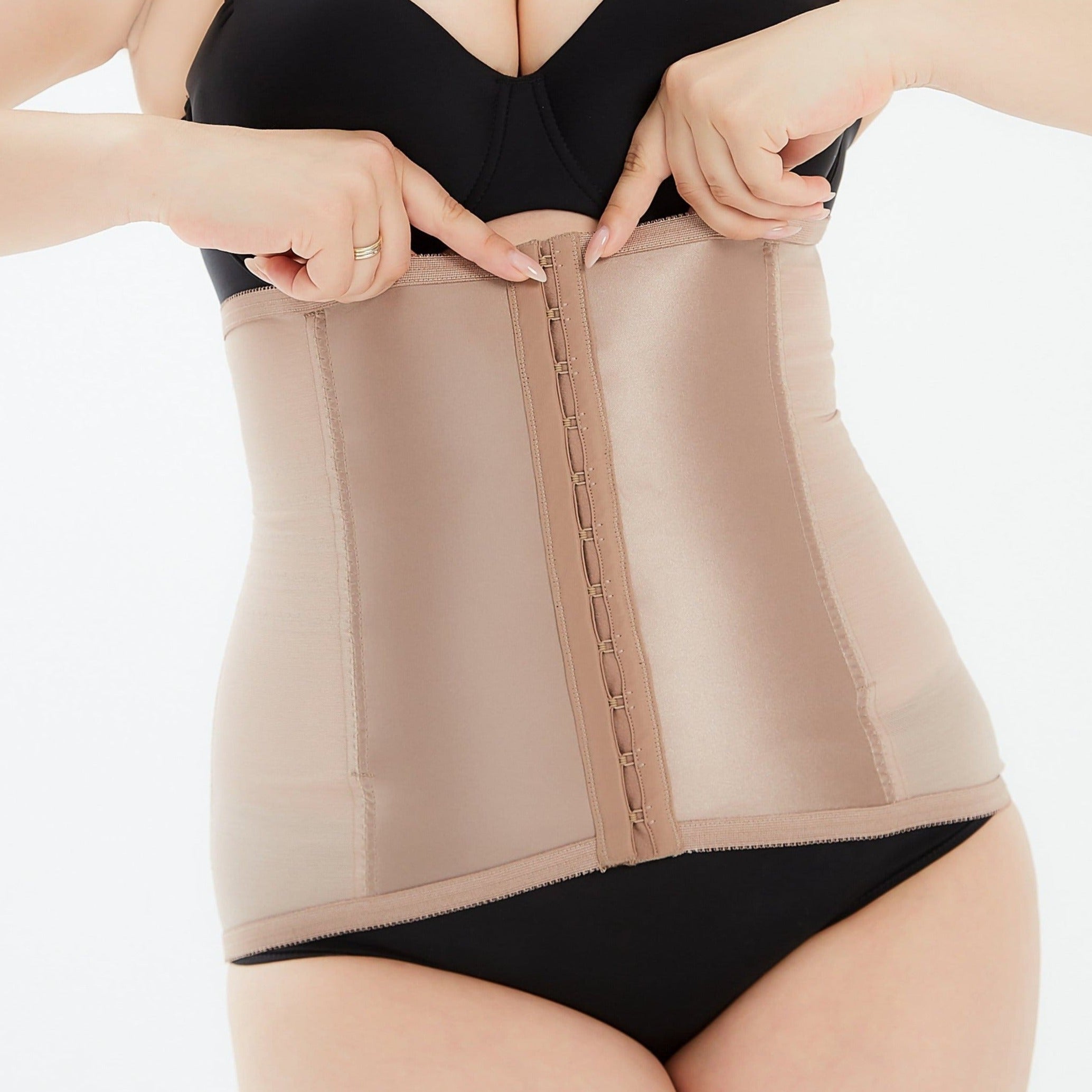 Style 821 | Shapette Powermesh Satin Panel Waist Cincher