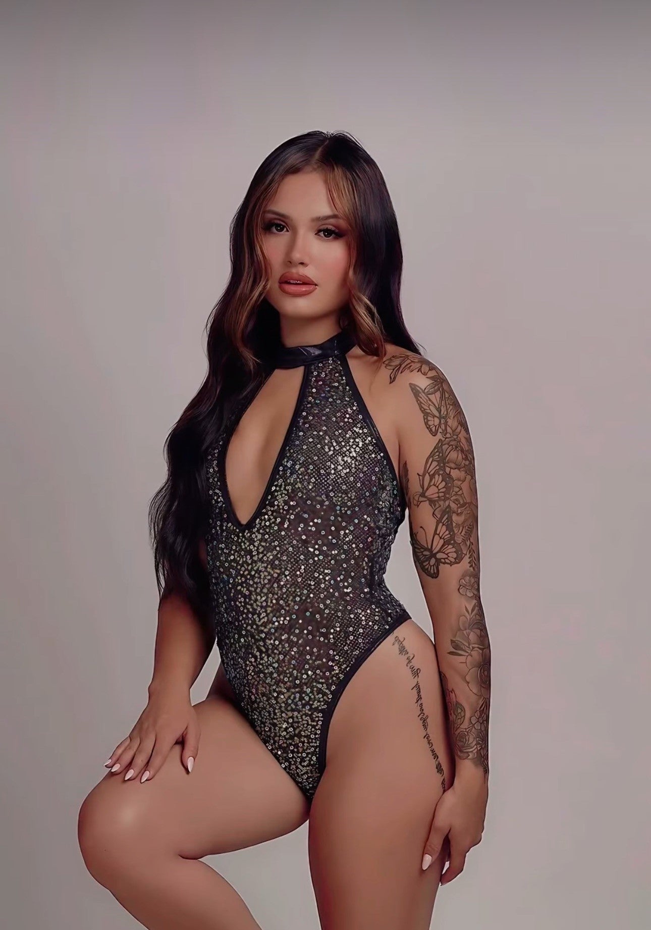 glitterglam-keyhole-mesh-romper-2