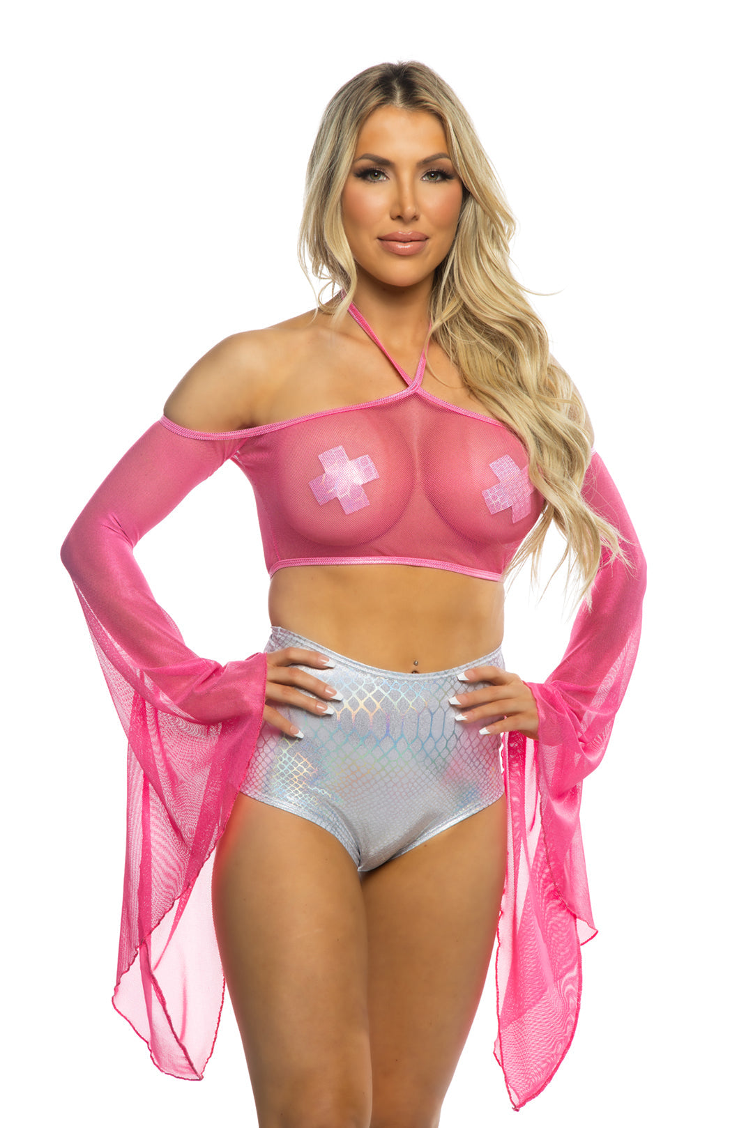 coated-fishnet-flair-sleeve-halter-1