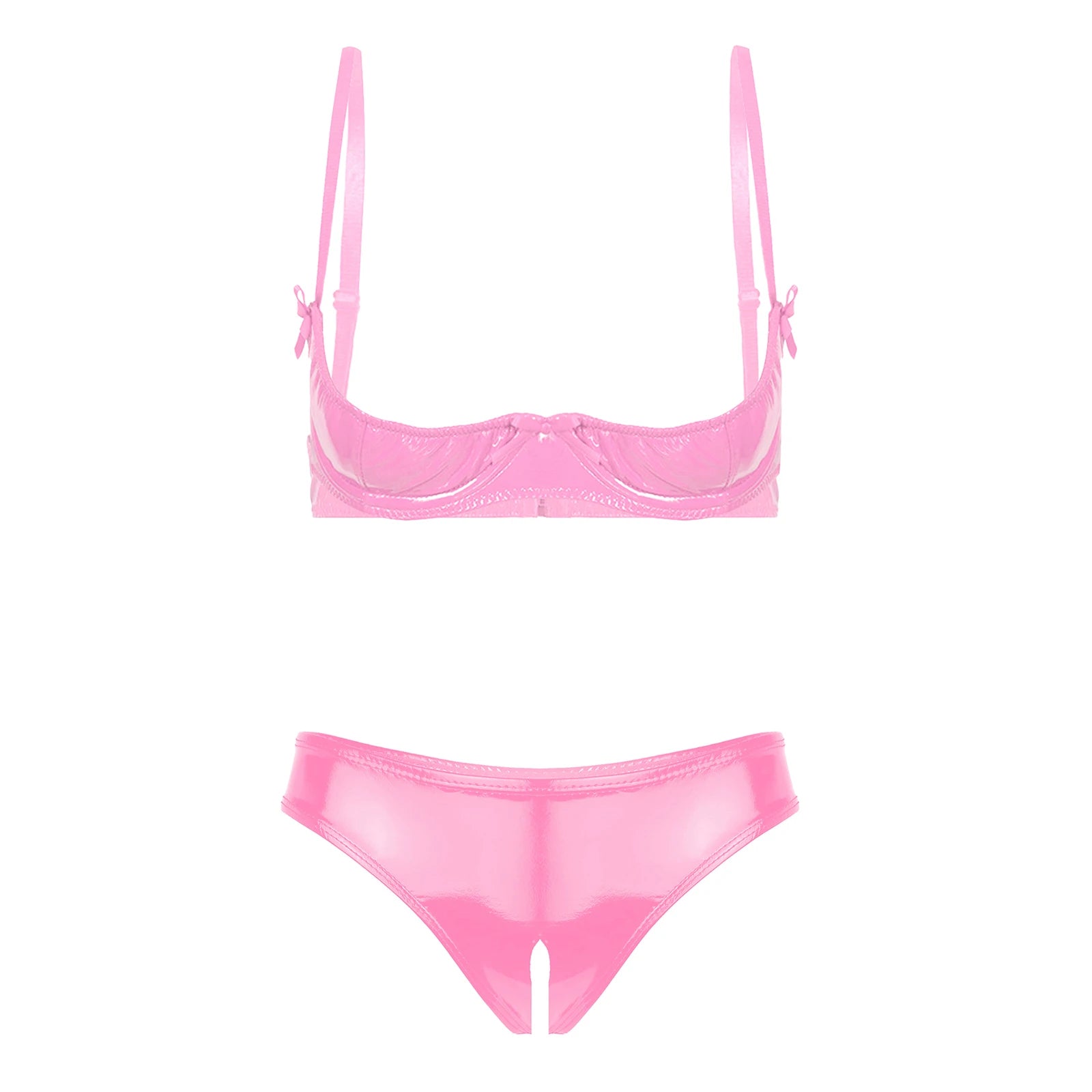 Daria Open Cup Bra Open Crotch Panty Set