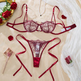Valentina Ruby Red  Bra & Panty Set