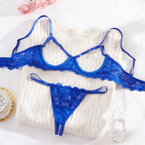 Seraphina Open Cup & Crotchless Panty Set