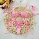 Paloma Bright Pink Bra & Panty Set