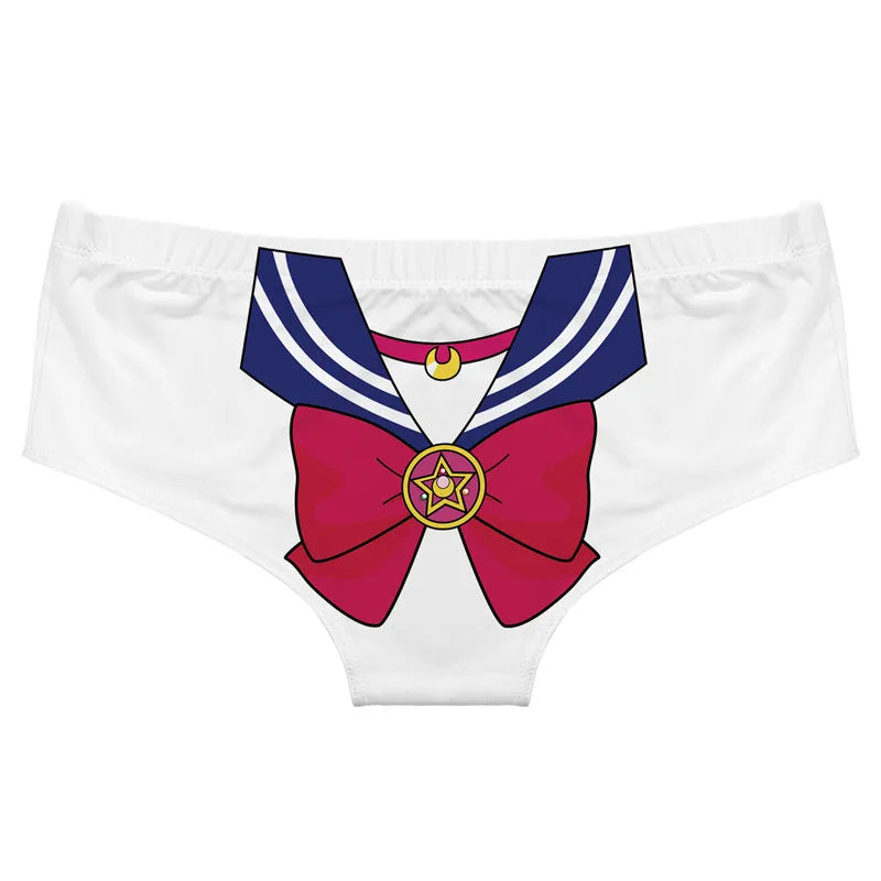 Sailor Suit Print Panty
