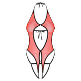 Lassy Crotchless Sheer Bodysuit