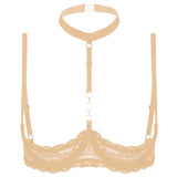 Skylar Halter Neck Cupless Bra