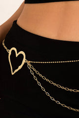 Heart O-Ring Belly Chain