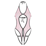 Lassy Crotchless Sheer Bodysuit