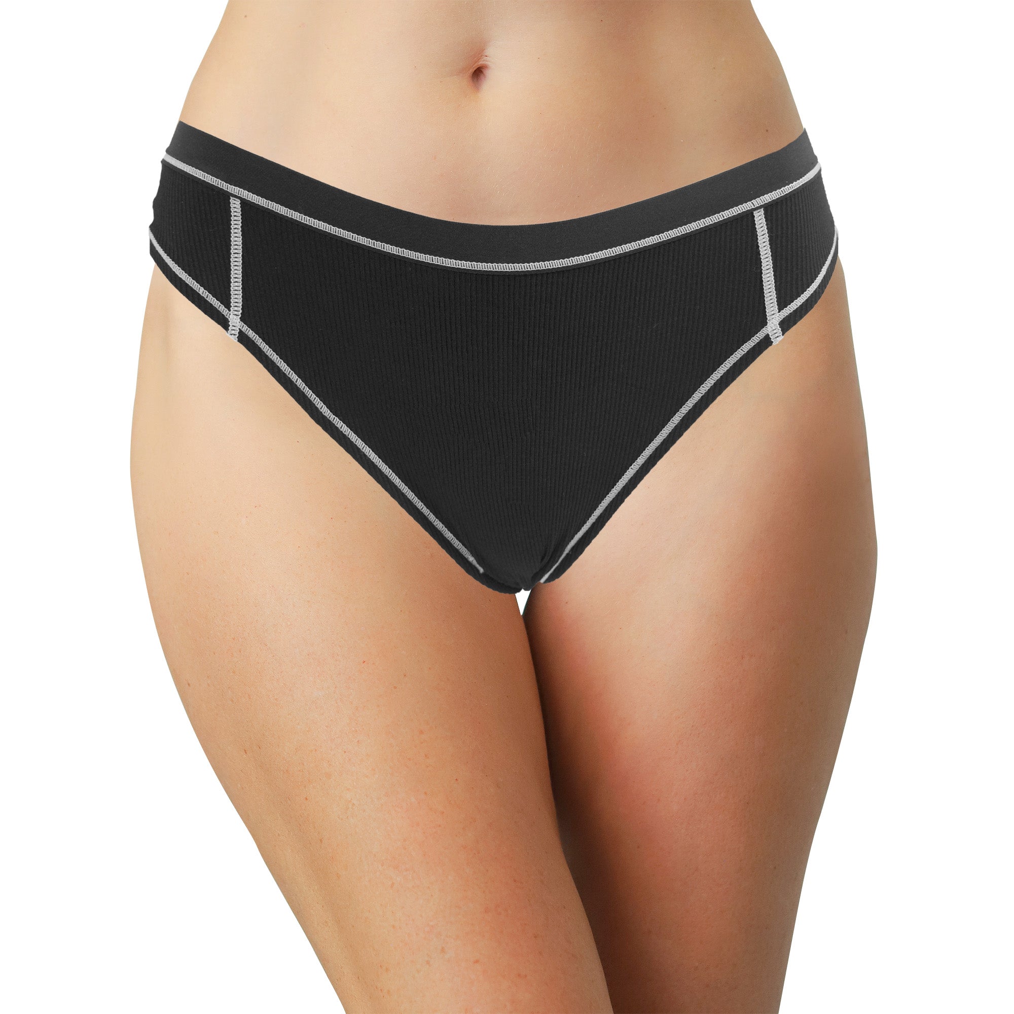 Modal Thong with Contrast Stitch