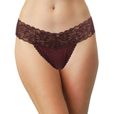 Mesh and Lace Classic Thong, XS- 2X