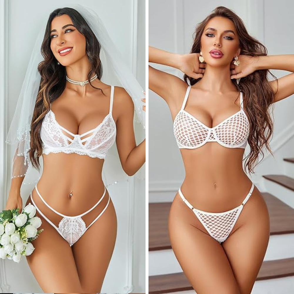 Midnight Temptation Bundle: 2 Premium Lingerie Sets