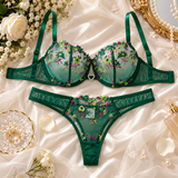 Veridelle Emerald Green Bra & Panty Set