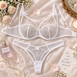Virelle White Bridal Bra & Panty Set