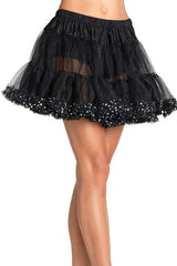 Sequin Trimmed Petticoat