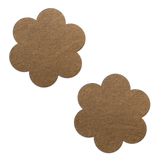 Daisy: Nude Suede Flower Nipple Pasties by Pastease®