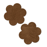 Daisy: Nude Suede Flower Nipple Pasties by Pastease®