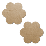 Daisy: Nude Suede Flower Nipple Pasties by Pastease®